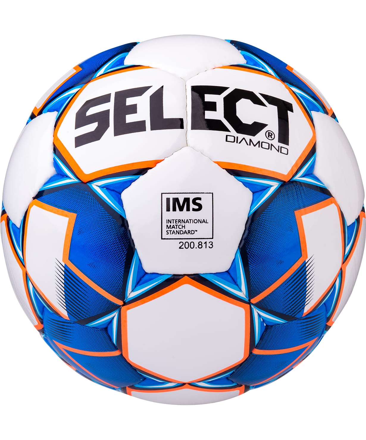 фото Select мяч футбольный diamond ims, №3 белый/синий/оранжевый 1/36 - 3