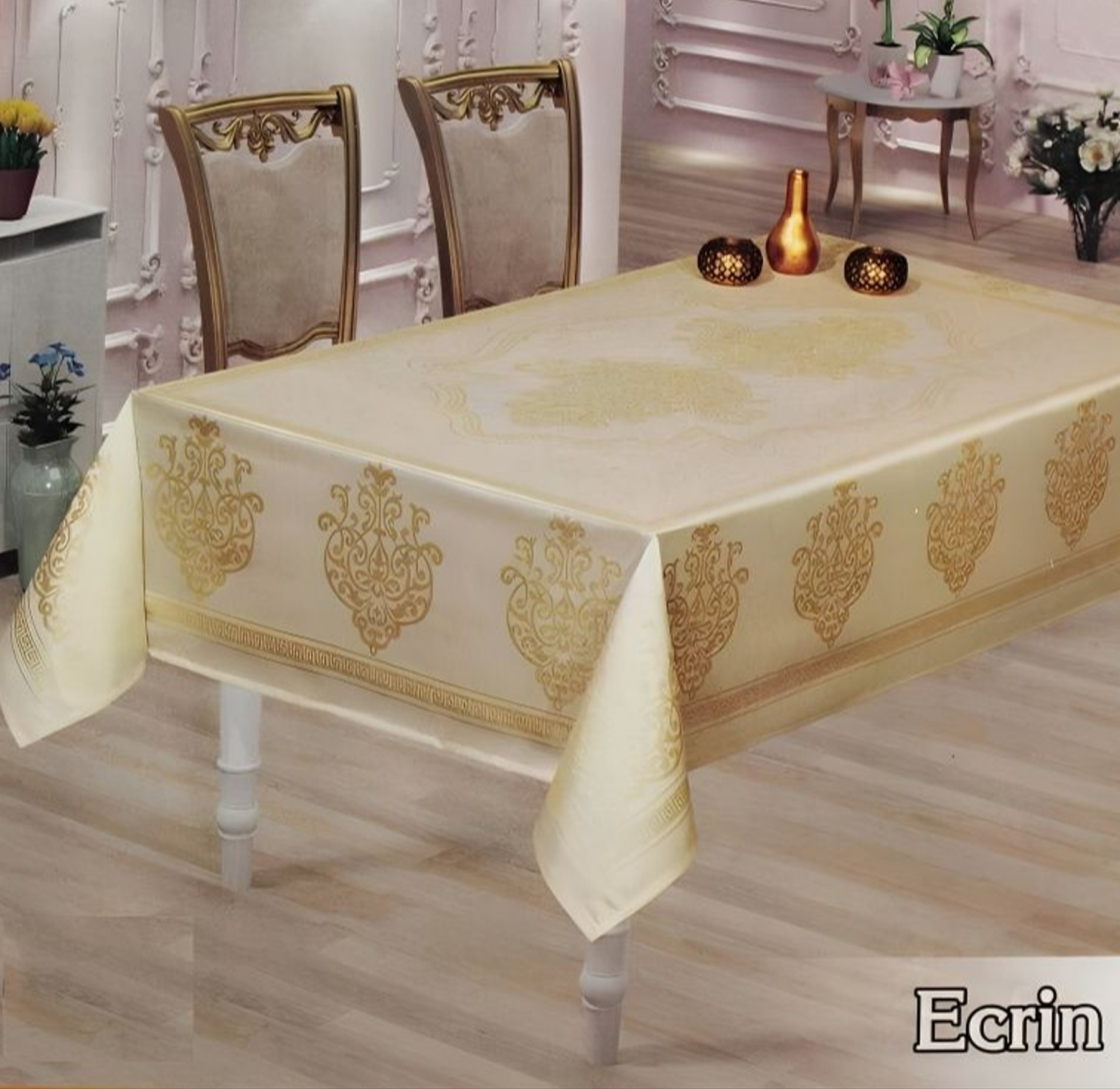 

Скатерть EFOR ECRIN 160x220, капучино, Бежевый, SK-122
