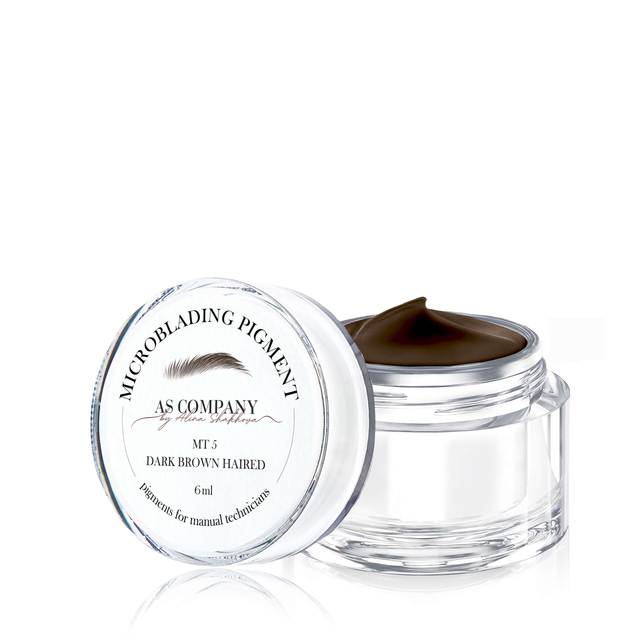 

Пигмент AS Company Microblading Pigment MT-5 Dark Brown Haired для татуажа бровей, Microblading Pigment для бровей