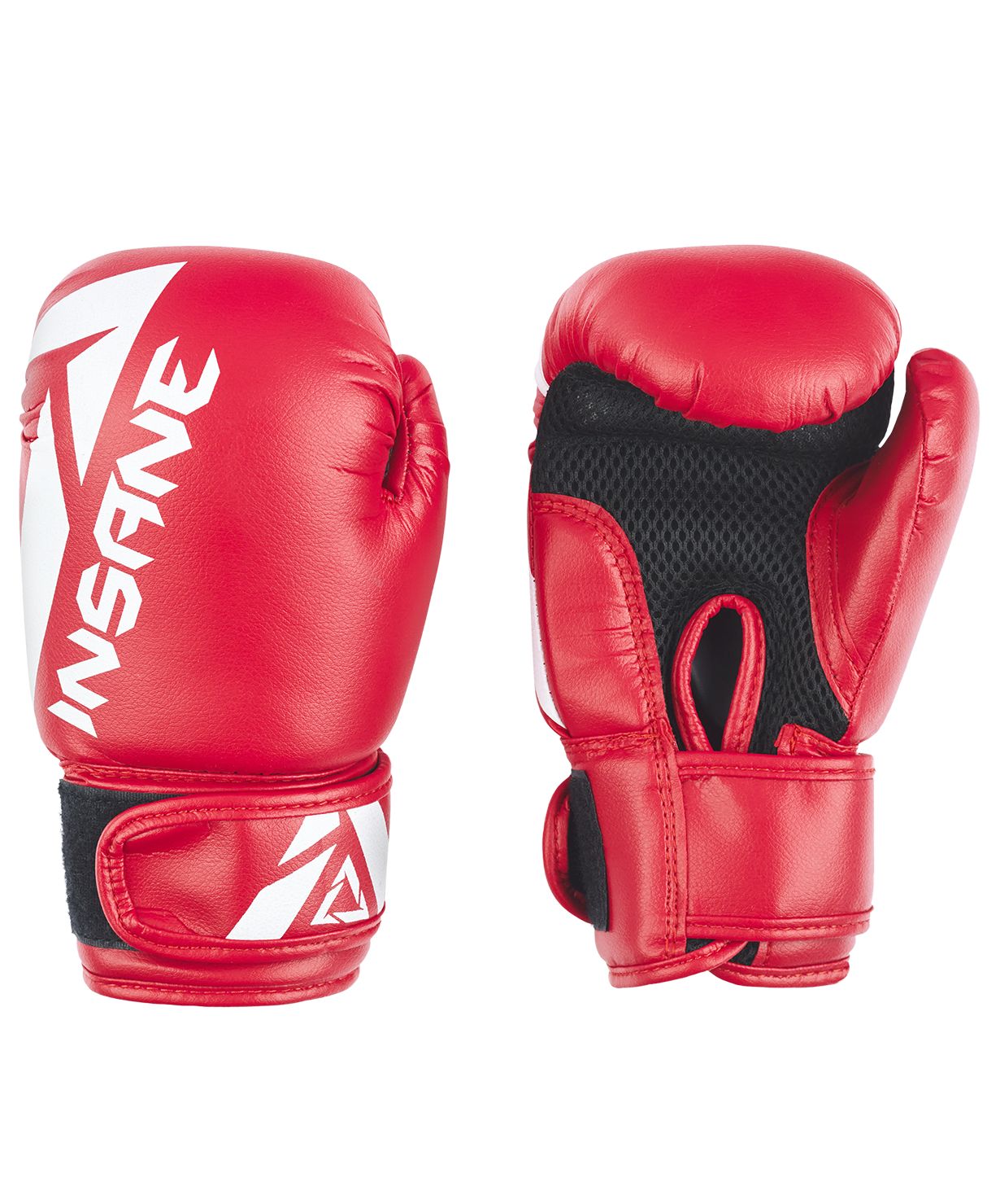 Перчатки боксёрские Insane Mars, ПУ, красный, размер 6 oz, пара