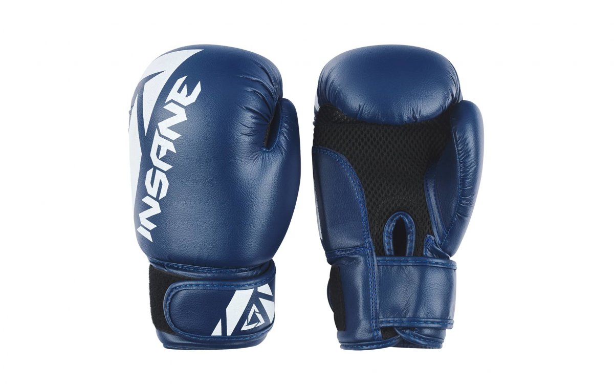 фото Insane перчатки боксерские mars, пу, синий, 6 oz