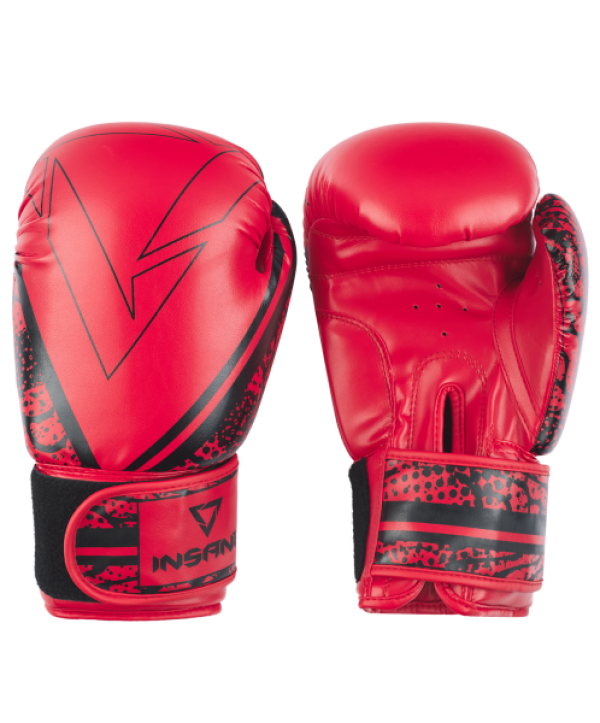 фото Insane перчатки боксерские odin, пу, красный, 10 oz