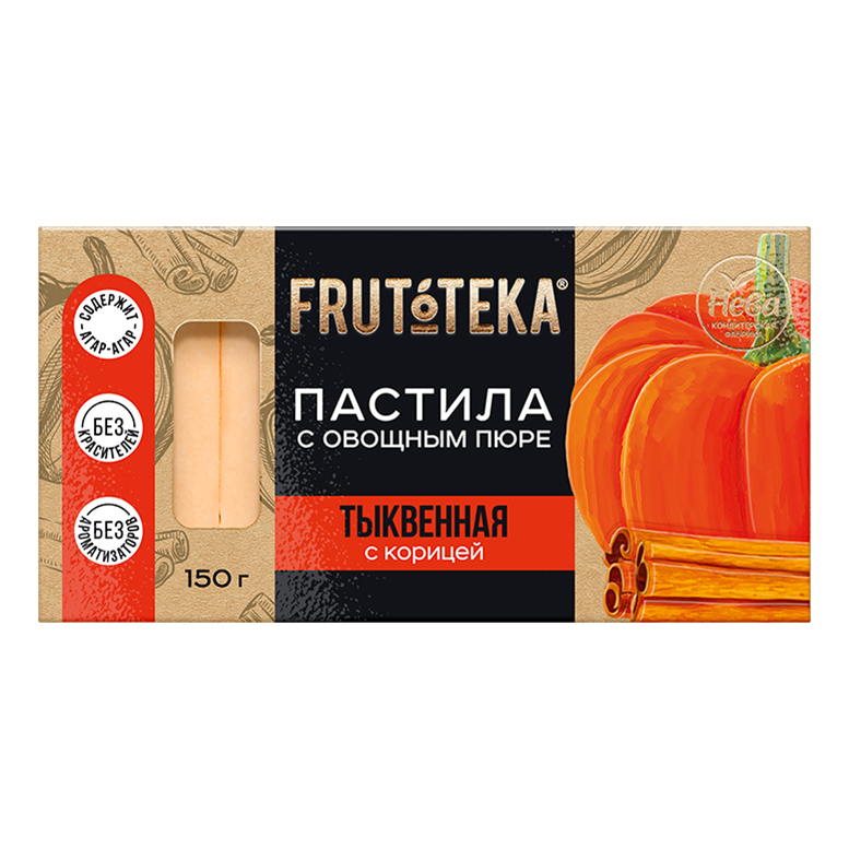 

Пастила Frutoteka тыквенная с корицей 150 г