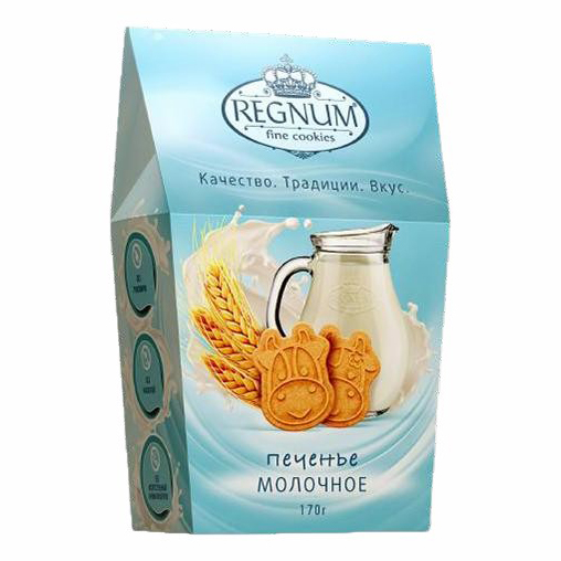 Печенье Regnum молочное фигурное 170 г