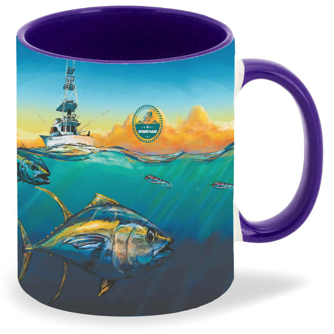 

Кружка CoolPodarok Рыбалка Морерыба