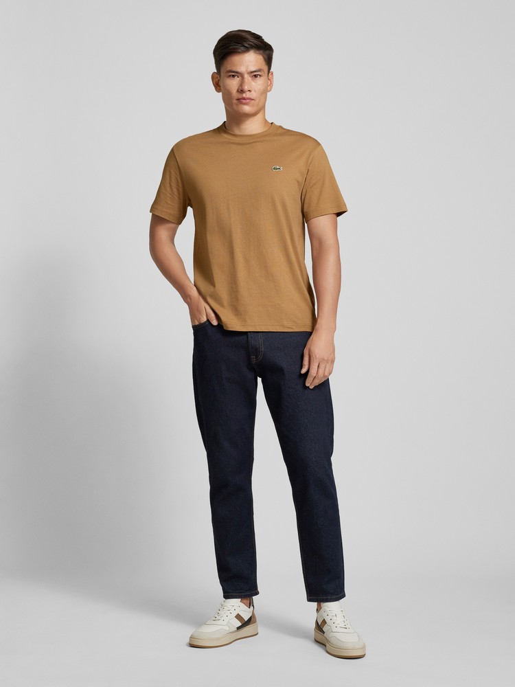 

Футболка мужская Lacoste TH7318-00 бежевая XXXL, Бежевый, TH7318-00