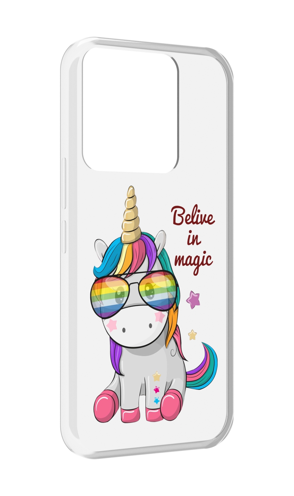 

Чехол MyPads верю-в-магию детский для Tecno Spark Go 2022 / Tecno Spark 8C, Прозрачный, Tocco