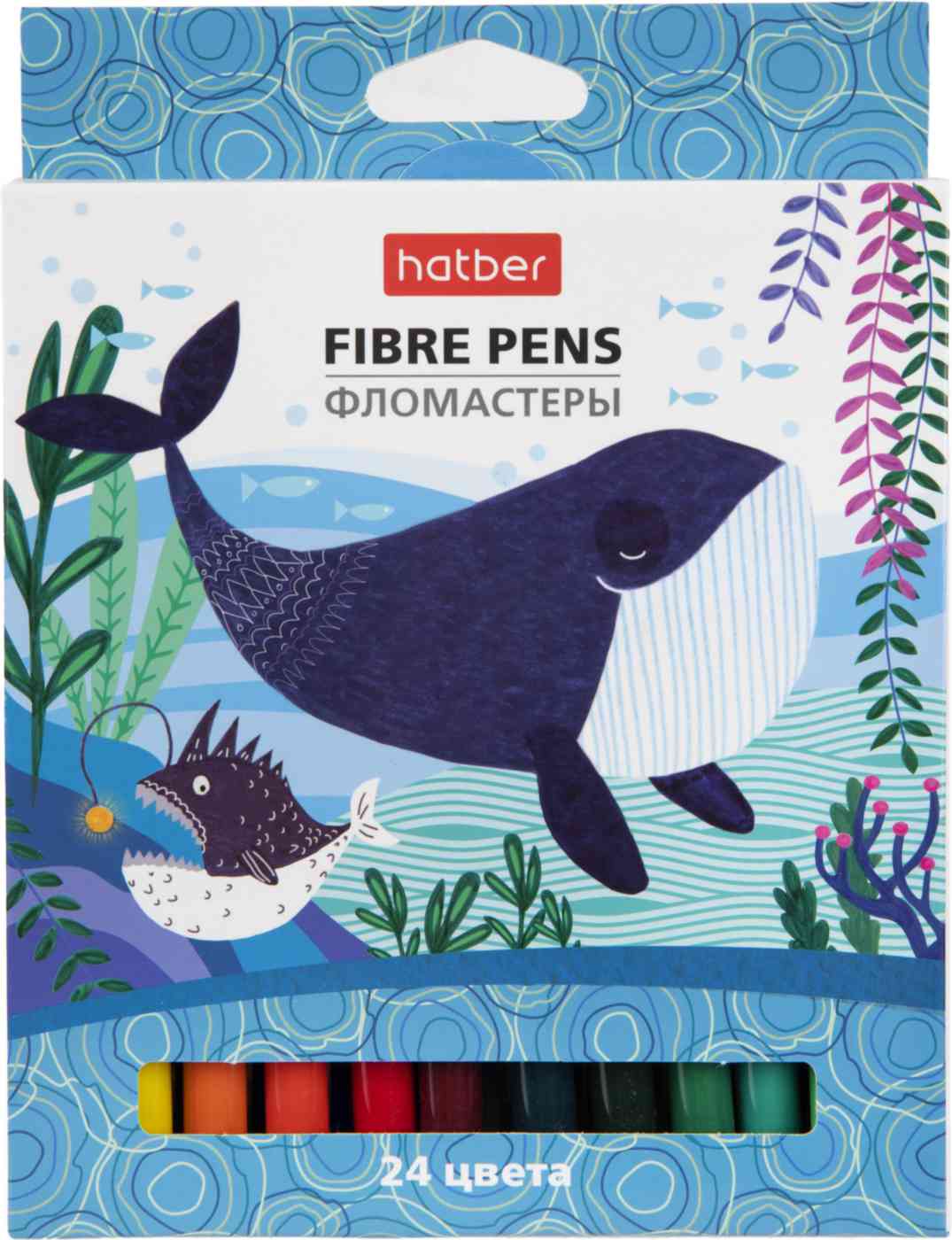 

Фломастеры Hatber Colora FP-063876 24 цвета