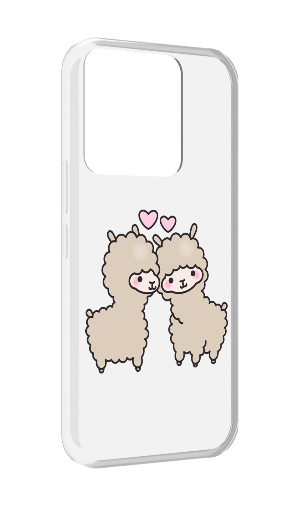 

Чехол MyPads влюбленные-барашки для Tecno Spark Go 2022 / Tecno Spark 8C, Прозрачный, Tocco