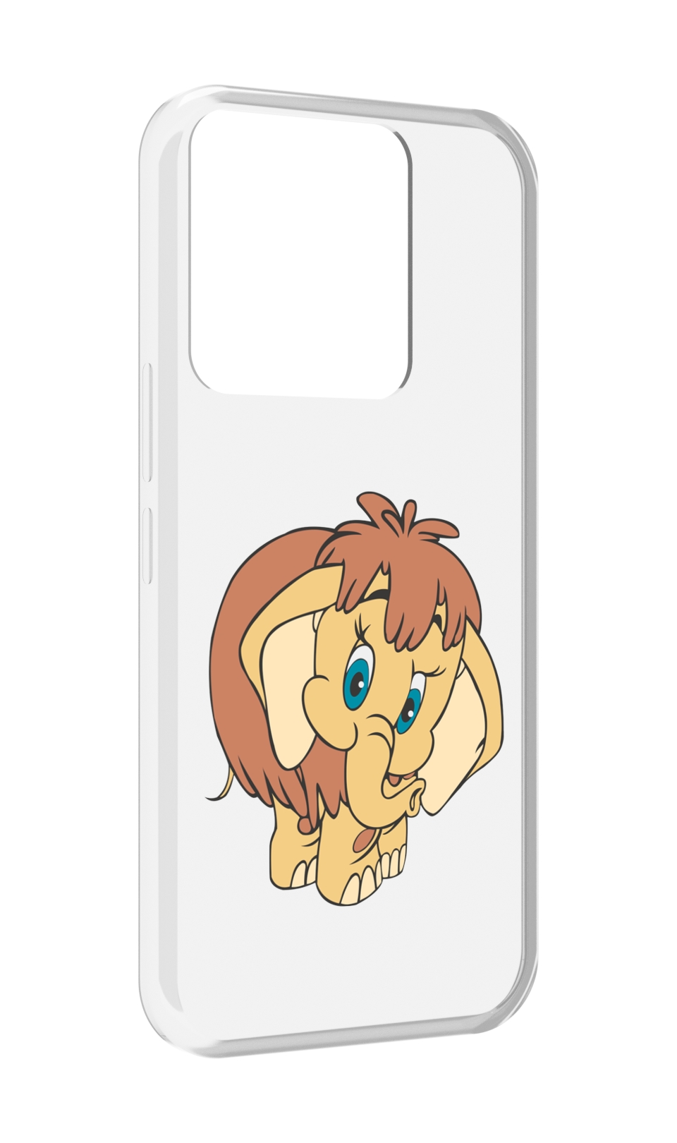 

Чехол MyPads волосатый-слоник детский для Tecno Spark Go 2022 / Tecno Spark 8C, Прозрачный, Tocco