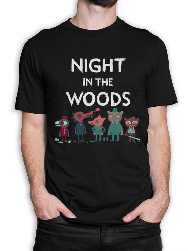 

Футболка мужская Dream Shirts Night In The Woods черная 2XL, Night In The Woods