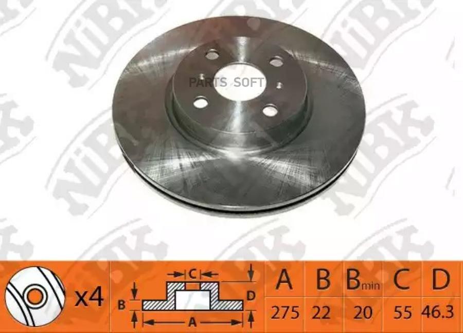 

Диск тормозной toyota vitz 2006 rn1437
