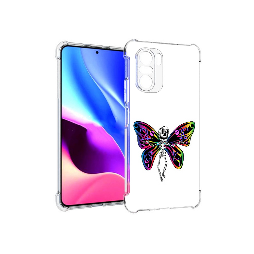 Чехол MyPads Tocco для Xiaomi Redmi K40 эффект бабочки (PT158239.260.701)