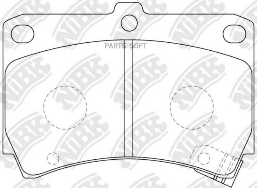 

Колодки передние kia rio 00-05, mazda demio 98-, 323 94-98 pn5232