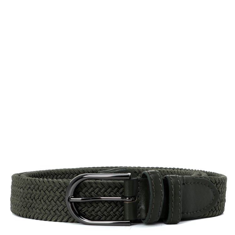 

Ремень мужской Calzetti B-01M/BRAID_S хаки, р. 80 см, B-01M/BRAID_S