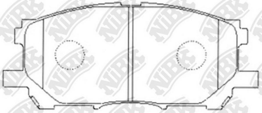 

Тормозные колодки NiBK передние для Lexus RX30, RX330, RX350 2003-2008 PN1497