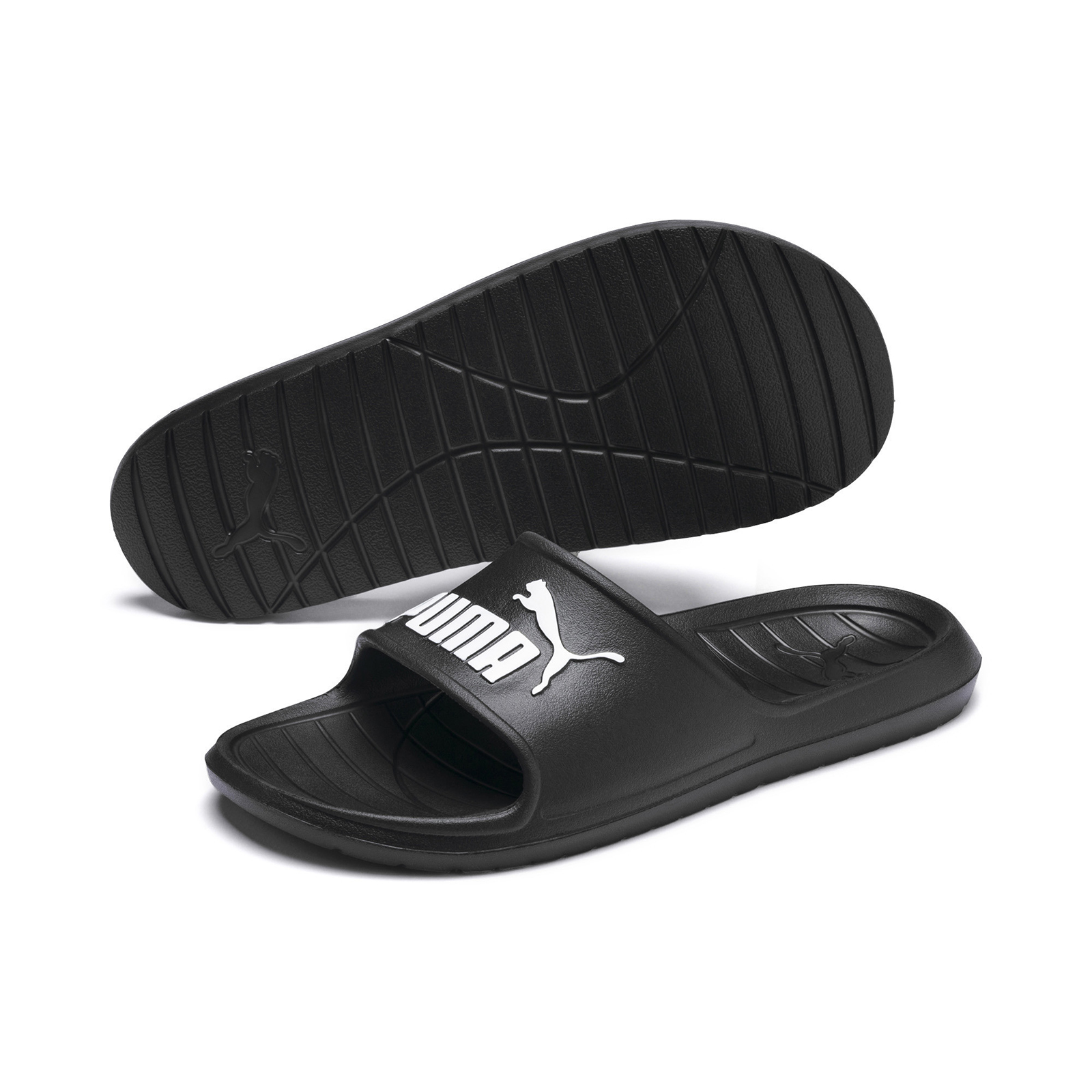 

Шлепанцы мужские PUMA Divecat V2 черные 9 UK, Divecat V2