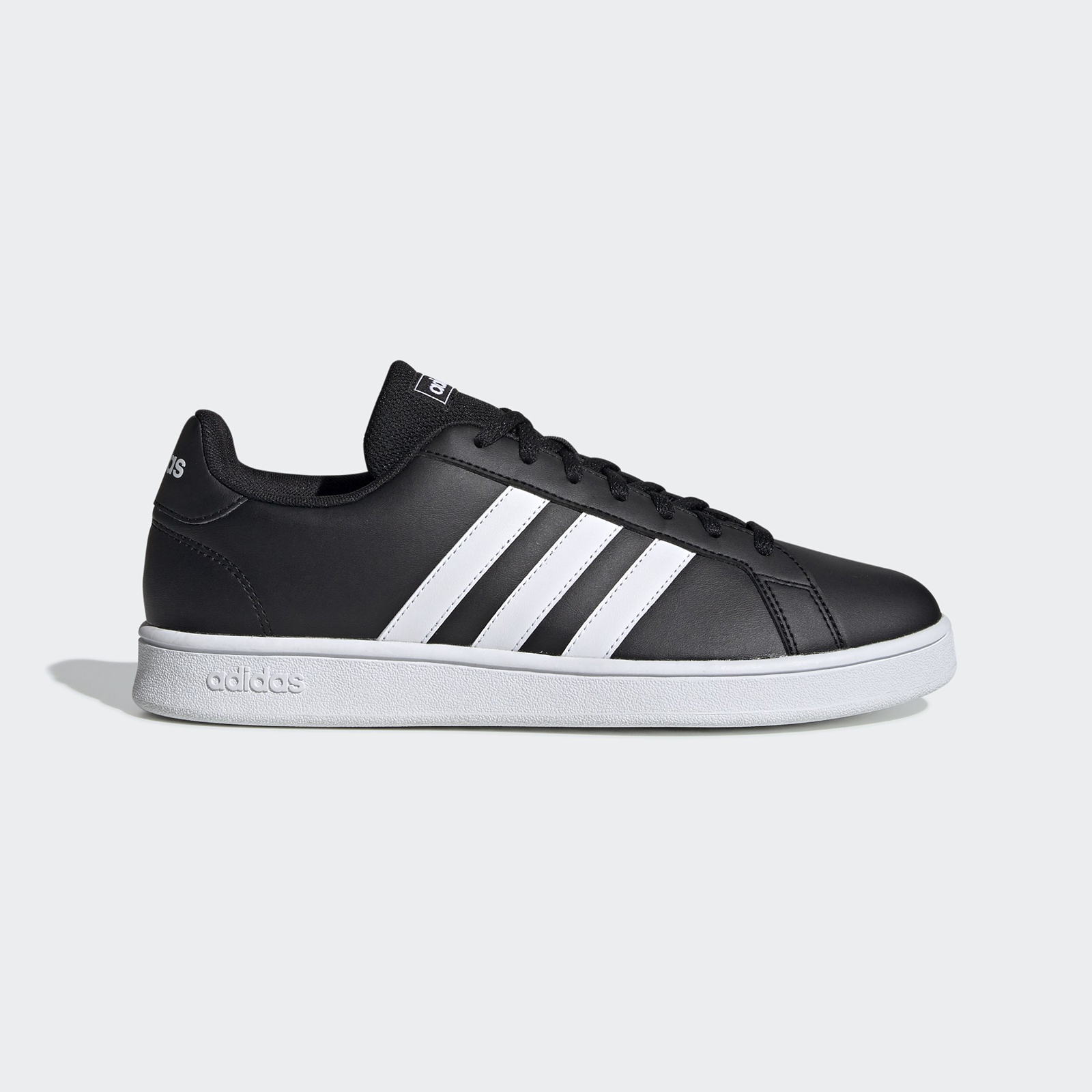 

Кеды мужские Adidas Grand Court Base черные 8 UK, Grand Court Base