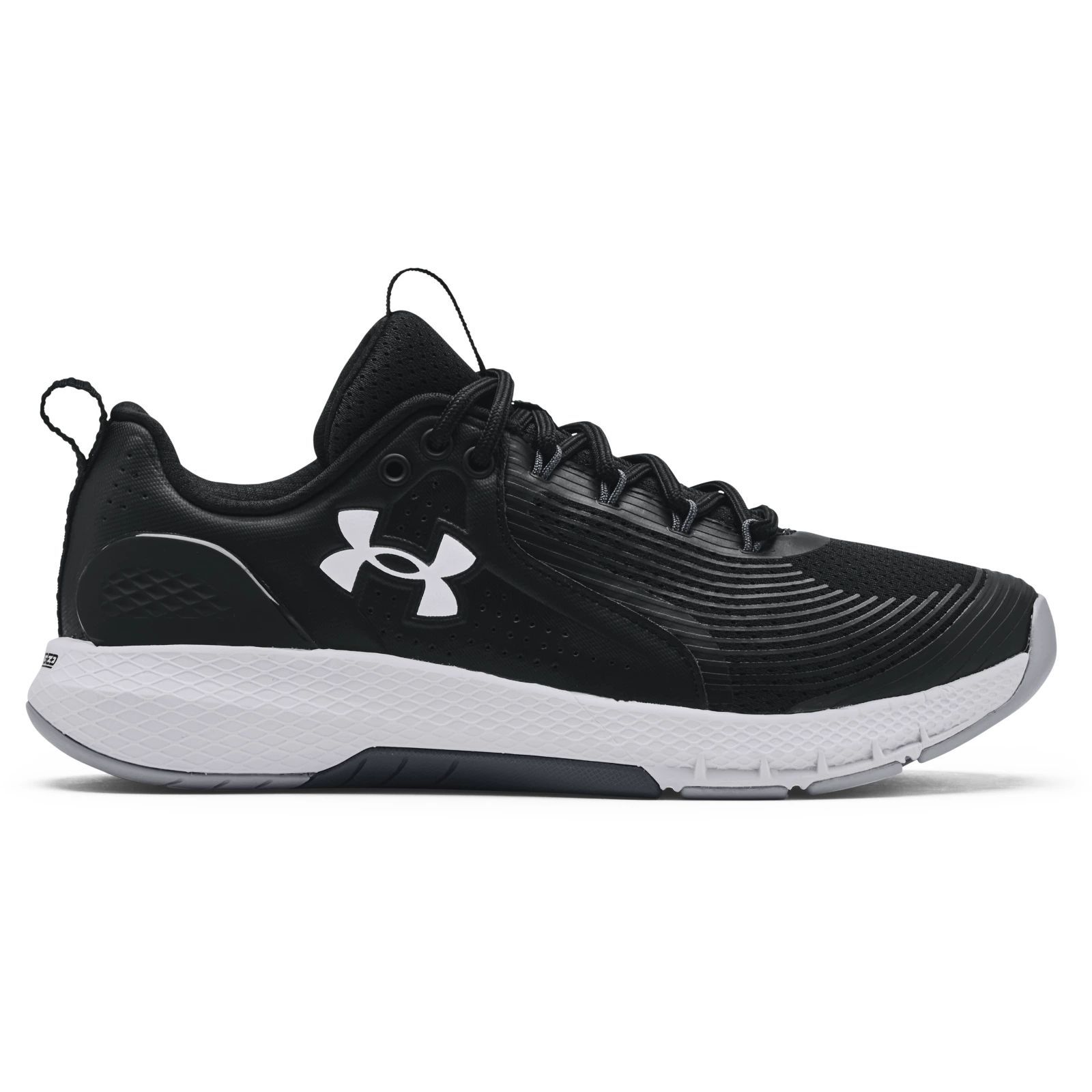 

Кроссовки мужские Under Armour Charged Commit TR 3 черные 8.5 US, Черный, Charged Commit TR 3