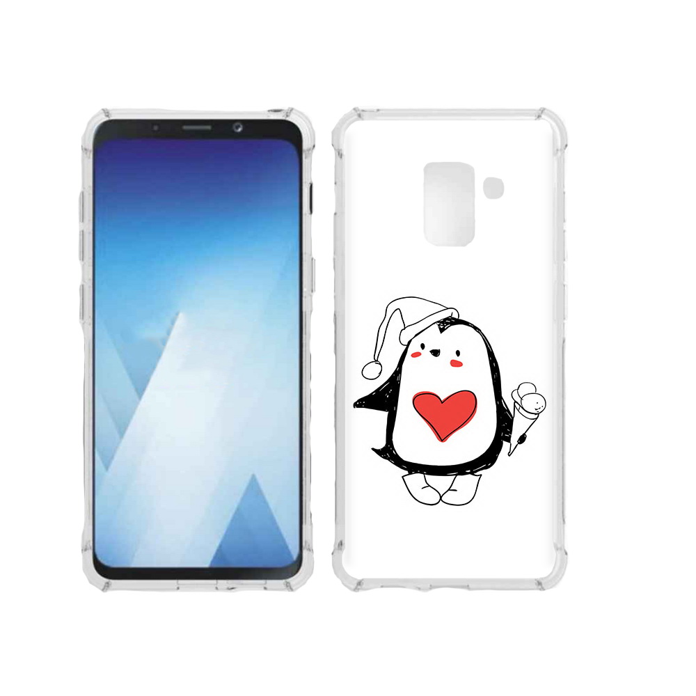 

Чехол MyPads Tocco для Samsung Galaxy A5 (2018) Пингвин с мороженым (PT95317.573.135), Прозрачный, Tocco