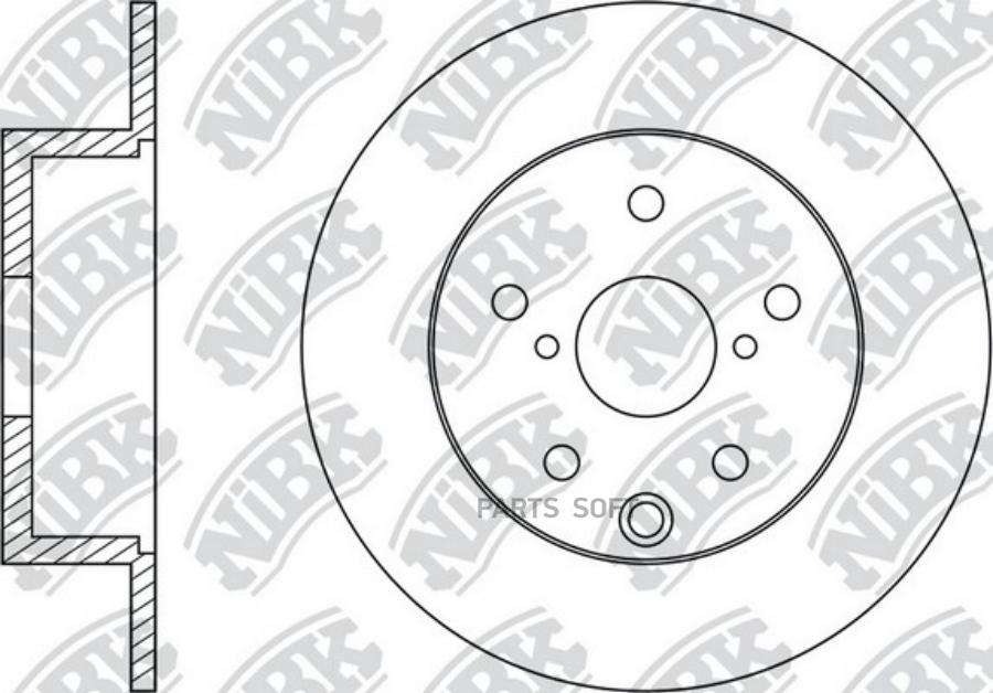 

Rn1529_диск тормозной задний subaru forester/impreza/legacy/outback 2.0/2.5/2.0d 08>