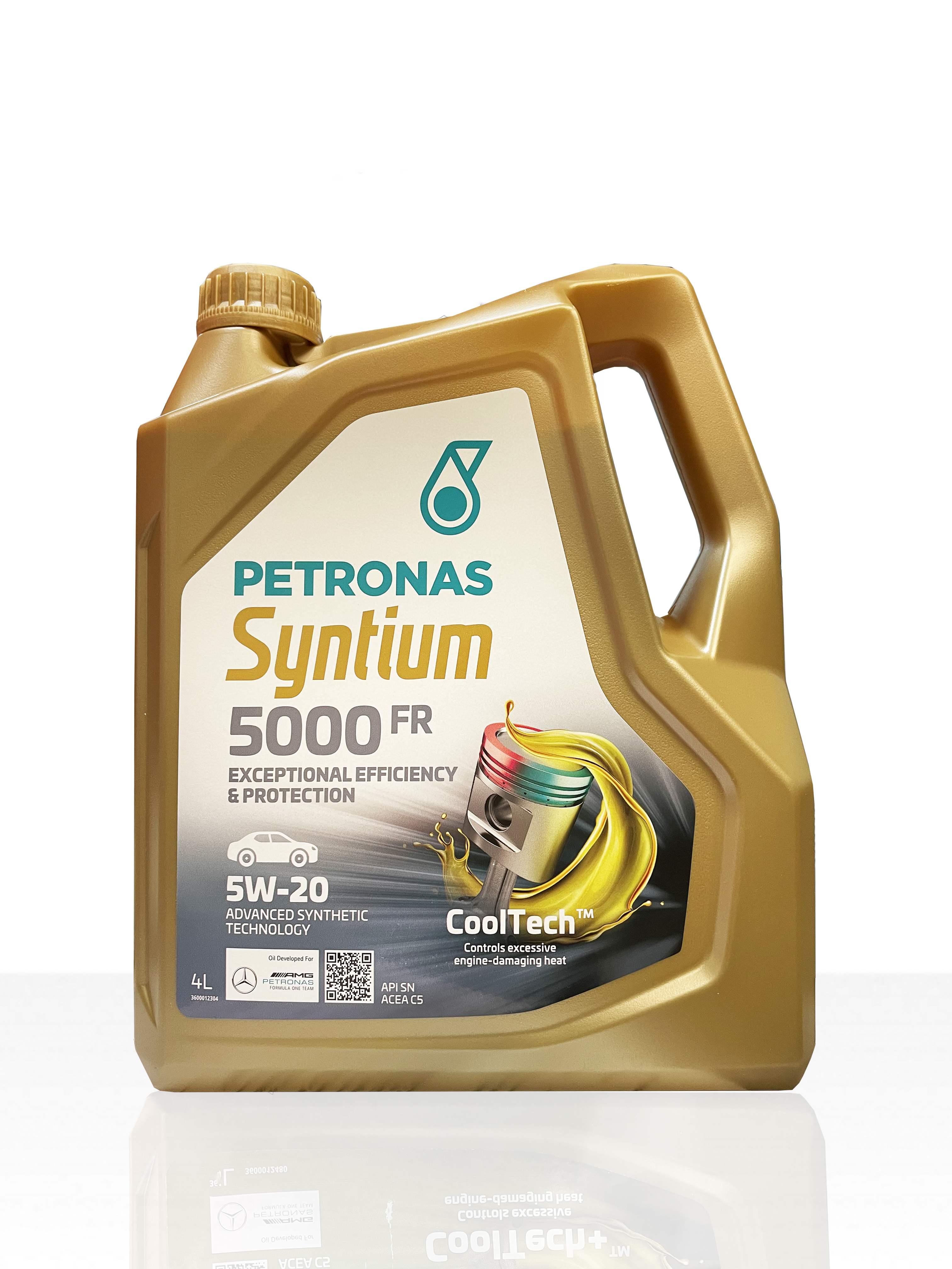 Моторное масло Petronas Syntium 5000 FR 18374019 5W20 4л