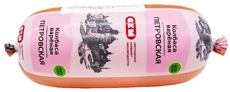 

Колбаса Светловский Петровская вареная 400 г