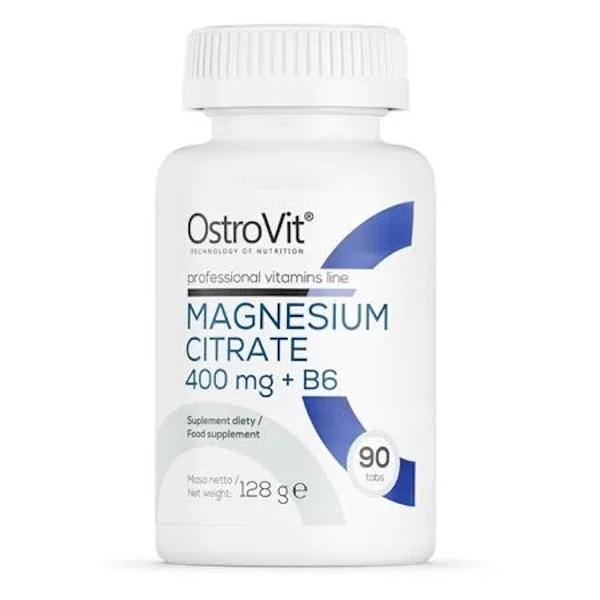 

Цитрат магния + B6 OstroVit Magnesium Citrate 400 мг+B6 таблетки 90 шт.