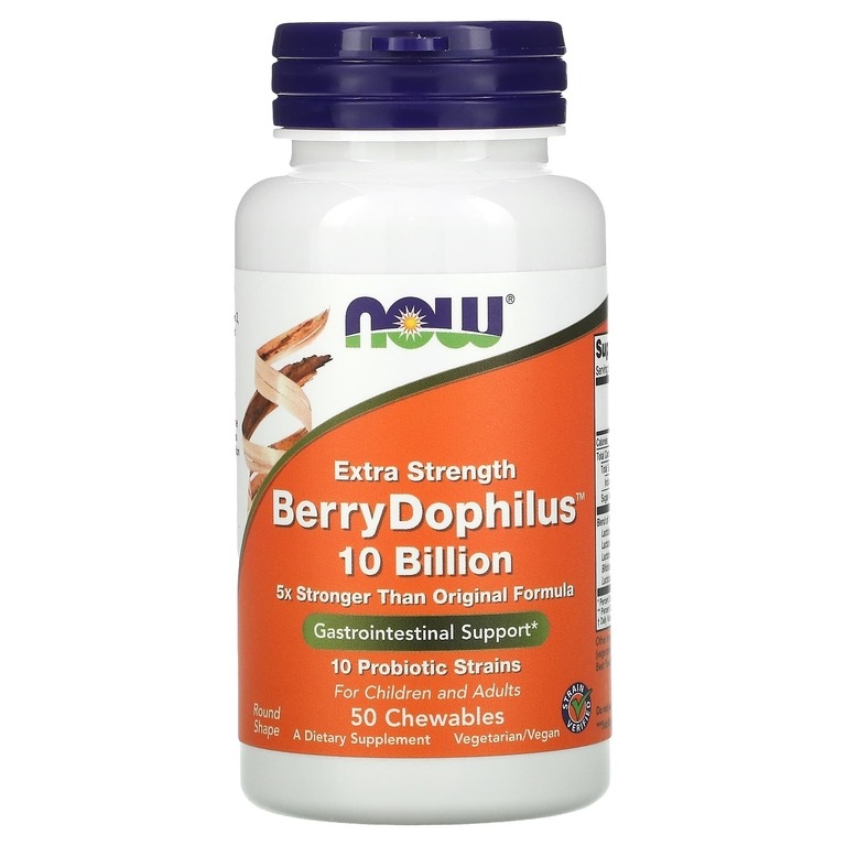 

BerryDophilus NOW 10 Billion жевательные таблетки 50 шт.