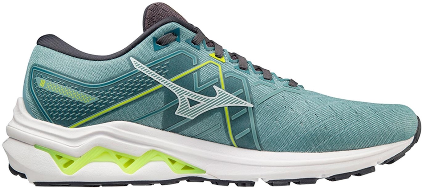 

Кроссовки мужские Mizuno WAVE INSPIRE 18 зеленые 6 UK, Зеленый, WAVE INSPIRE 18