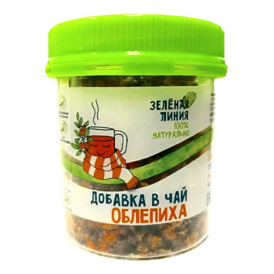 

Чайный напиток Зелёная линия Облепиха сушеная 40 г