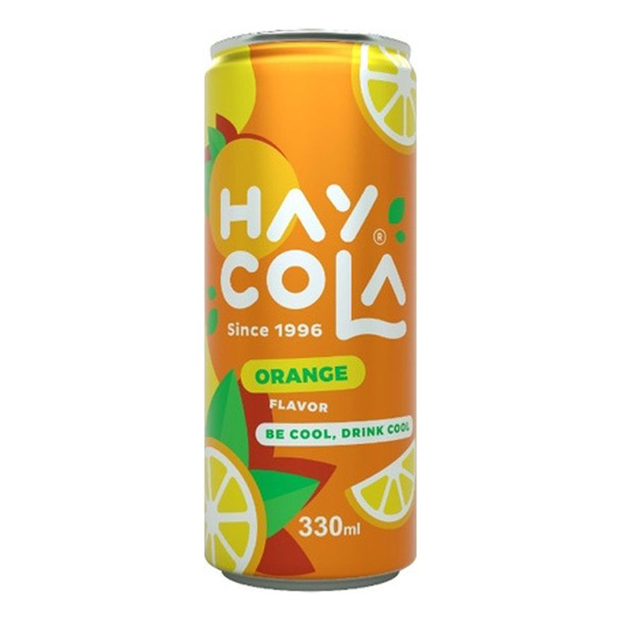 

Газированный напиток Hay Cola со вкусом апельсина 0,33 л