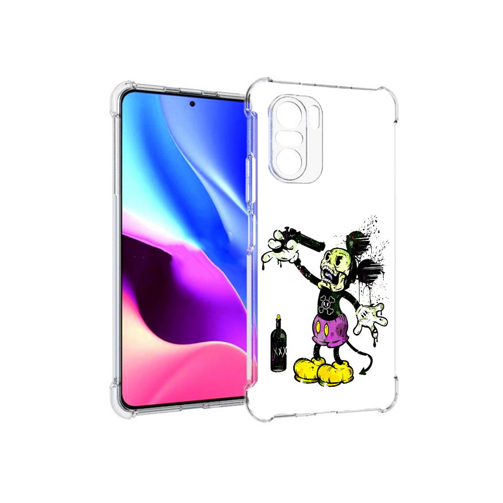 

Чехол MyPads Tocco для Xiaomi Redmi K40 Драг Микки (PT158239.260.73), Прозрачный, Tocco