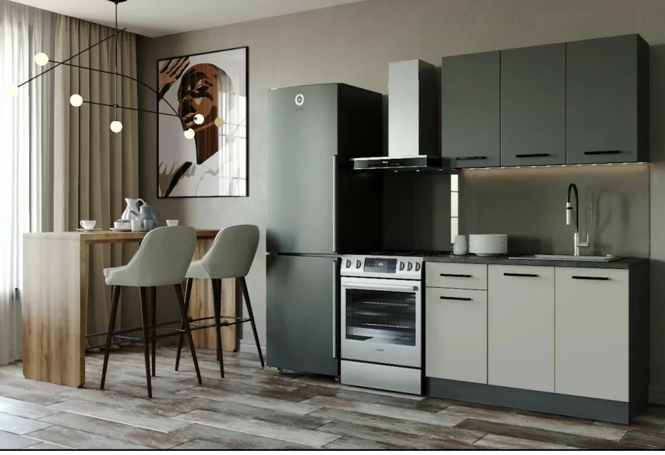 Кухонный гарнитур Sanvut Лофт-1200 столешница 38 мм 27450₽