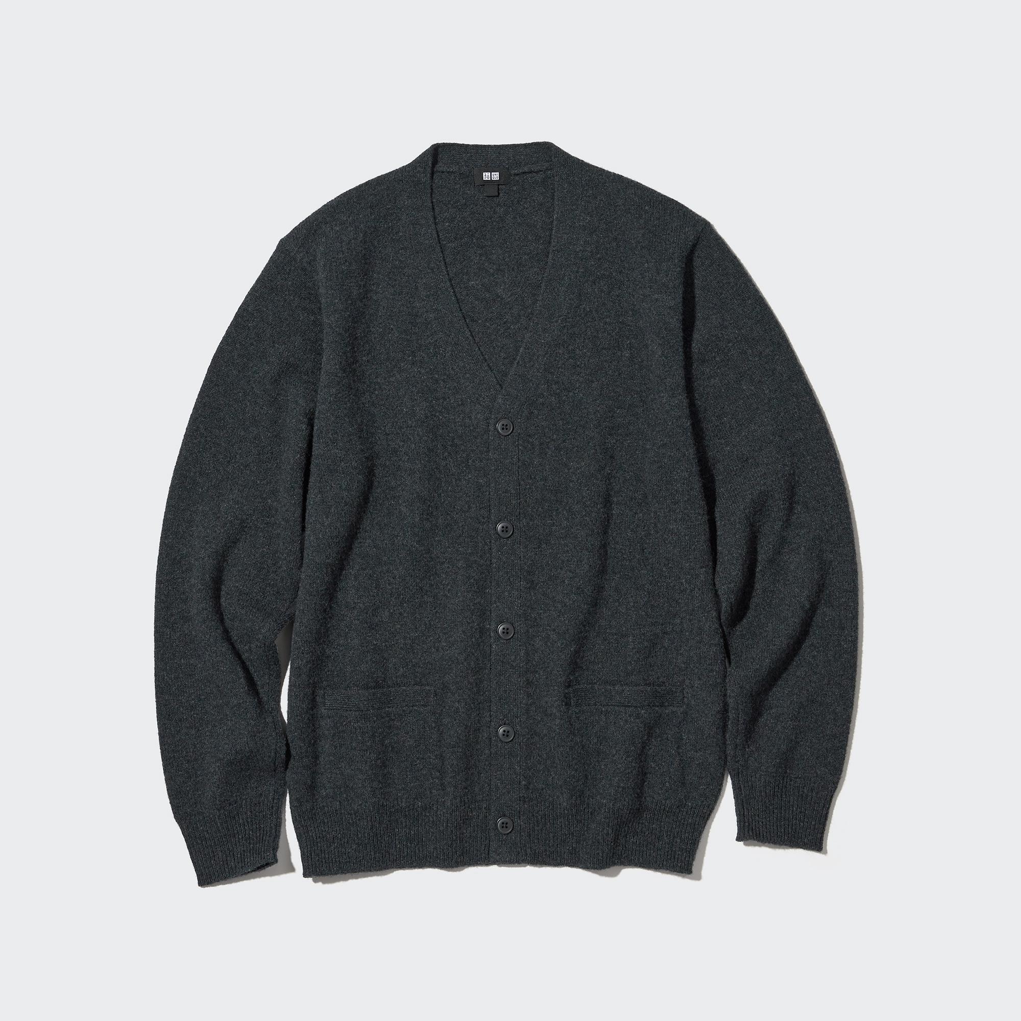 

Кардиган мужской UNIQLO 450542COL08 серый M (доставка из-за рубежа), 450542COL08