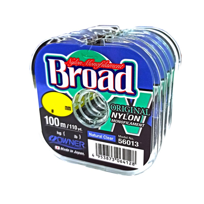 Леска Owner Broad 100м 018мм 31кг 577₽