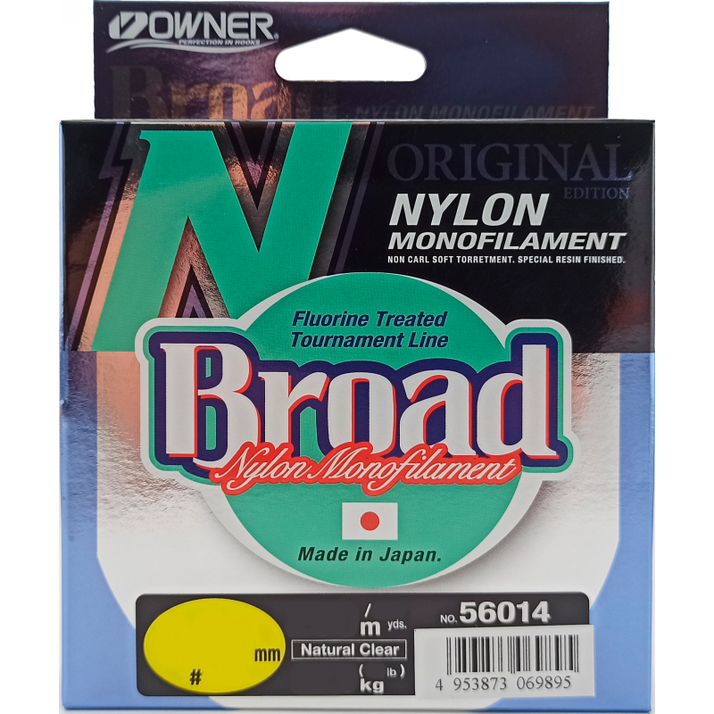 Леска Owner Broad 300м 037мм 118кг 1937₽