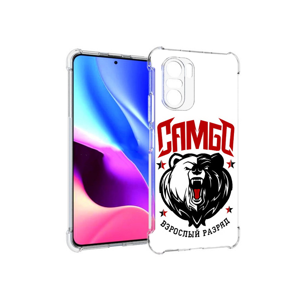 

Чехол MyPads Tocco для Xiaomi Redmi K40 Единоборства Самбо медведь (PT158239.260.75), Прозрачный, Tocco