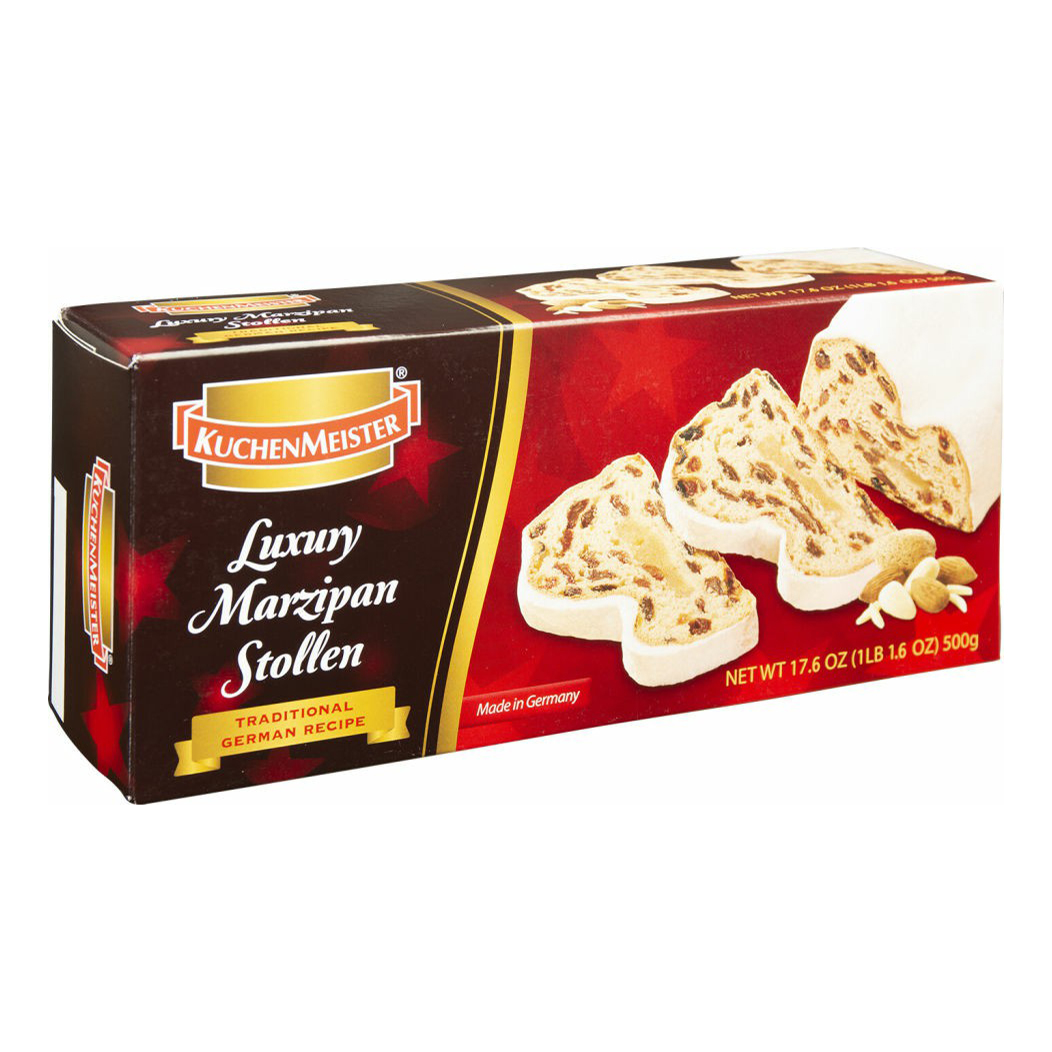 

Кекс Kuchenmeister Luxury Marzipan Stollen Рождественский 500 г