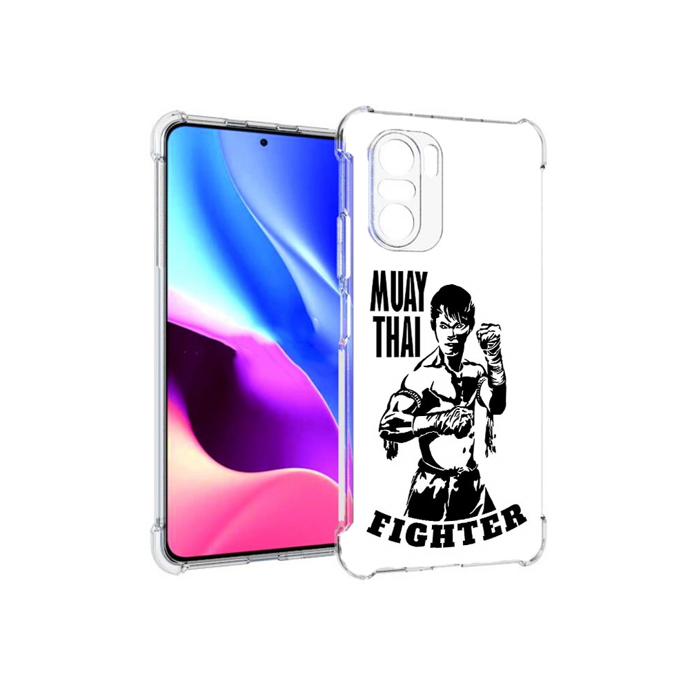 

Чехол MyPads Tocco для Xiaomi Redmi K40 Единоборства муайтай (PT158239.260.76), Прозрачный, Tocco