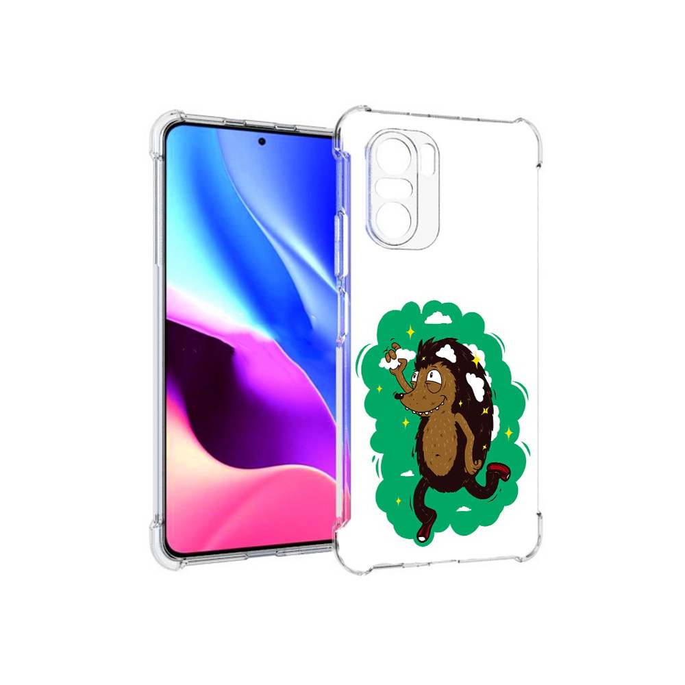 Чехол MyPads Tocco для Xiaomi Redmi K40 Ежик в облаках (PT158239.260.77)
