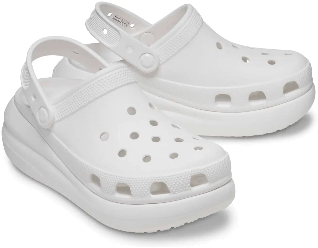 Сабо женские Crocs Classic Platform Clog белые 5 US