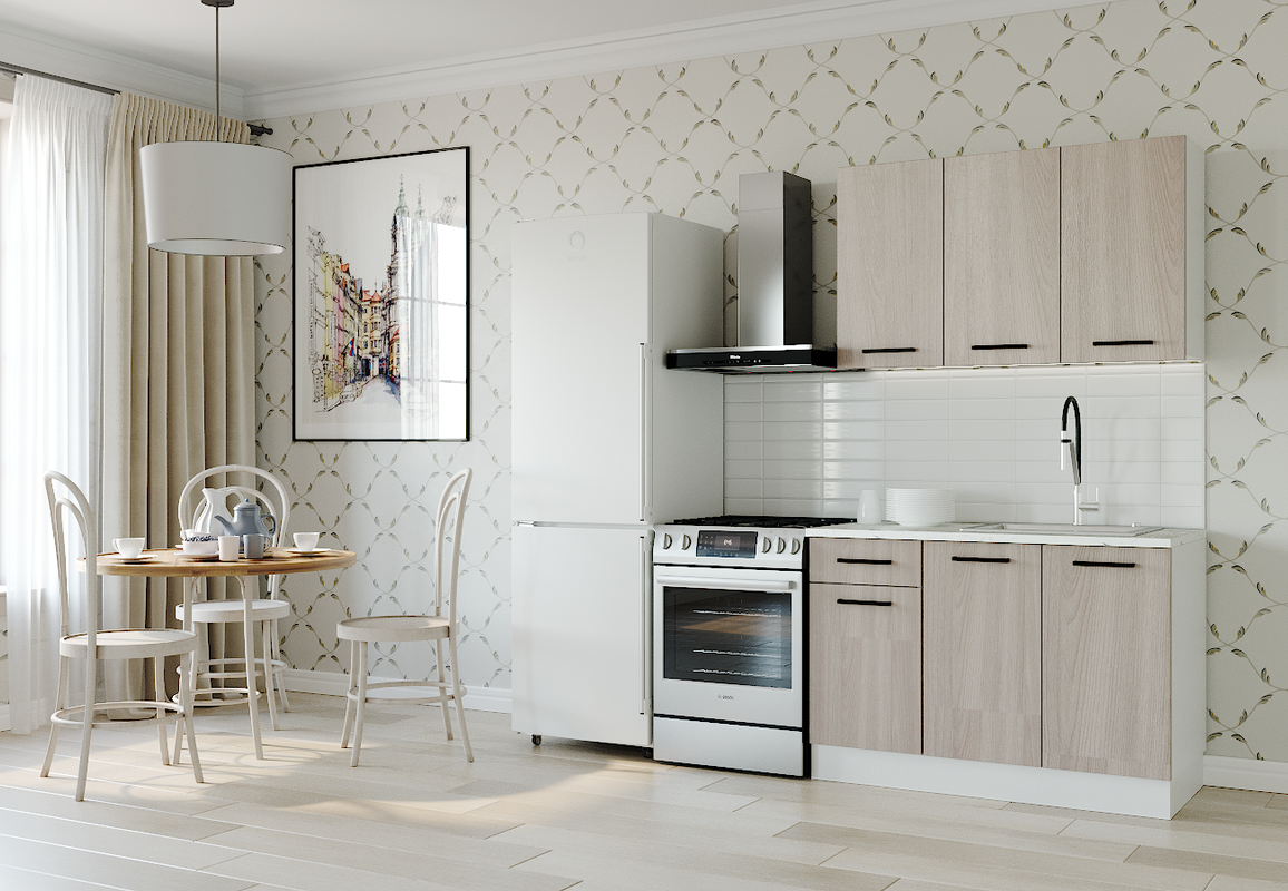 Кухонный гарнитур Sanvut Шимо-1200 столешница 38 мм 37160₽