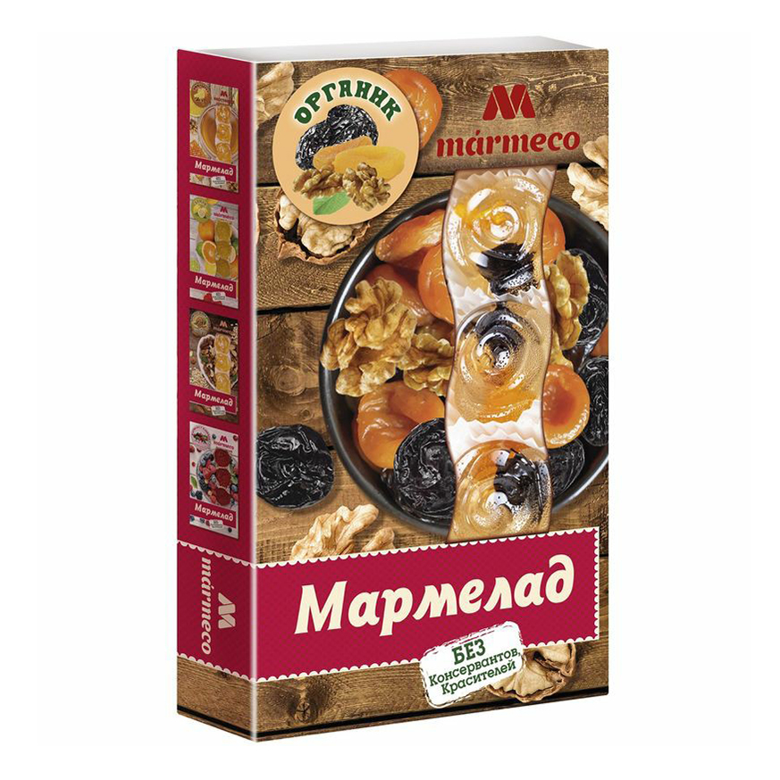 Мармелад Marmeco чернослив-курага-грецкий орех 180 г