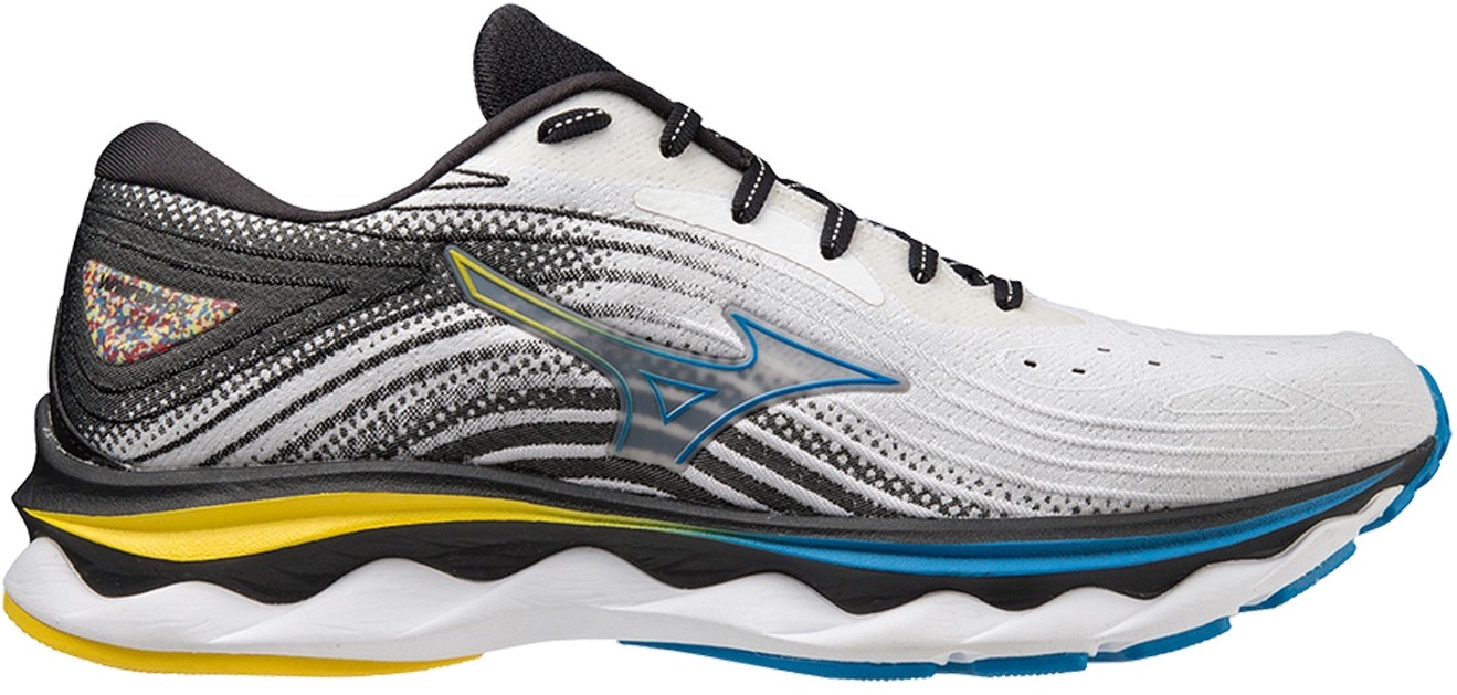 

Кроссовки мужские Mizuno WAVE SKY 6 белые 10 UK, Белый, WAVE SKY 6