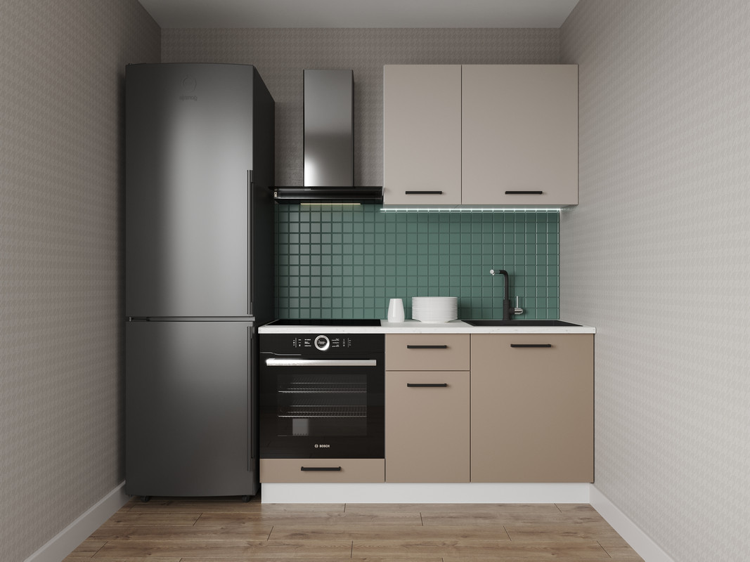 Кухонный гарнитур Sanvut Капучино 1600 столешница 26 мм 28830₽