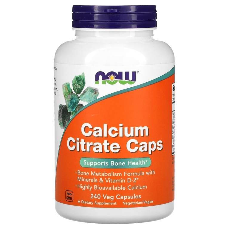 

Цитрат кальция NOW Calcium Citrate Caps капсулы 240 шт.