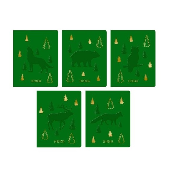

Тетрадь общая Listoff Total Green Fauna 48 листов А5 на скрепке в клетку