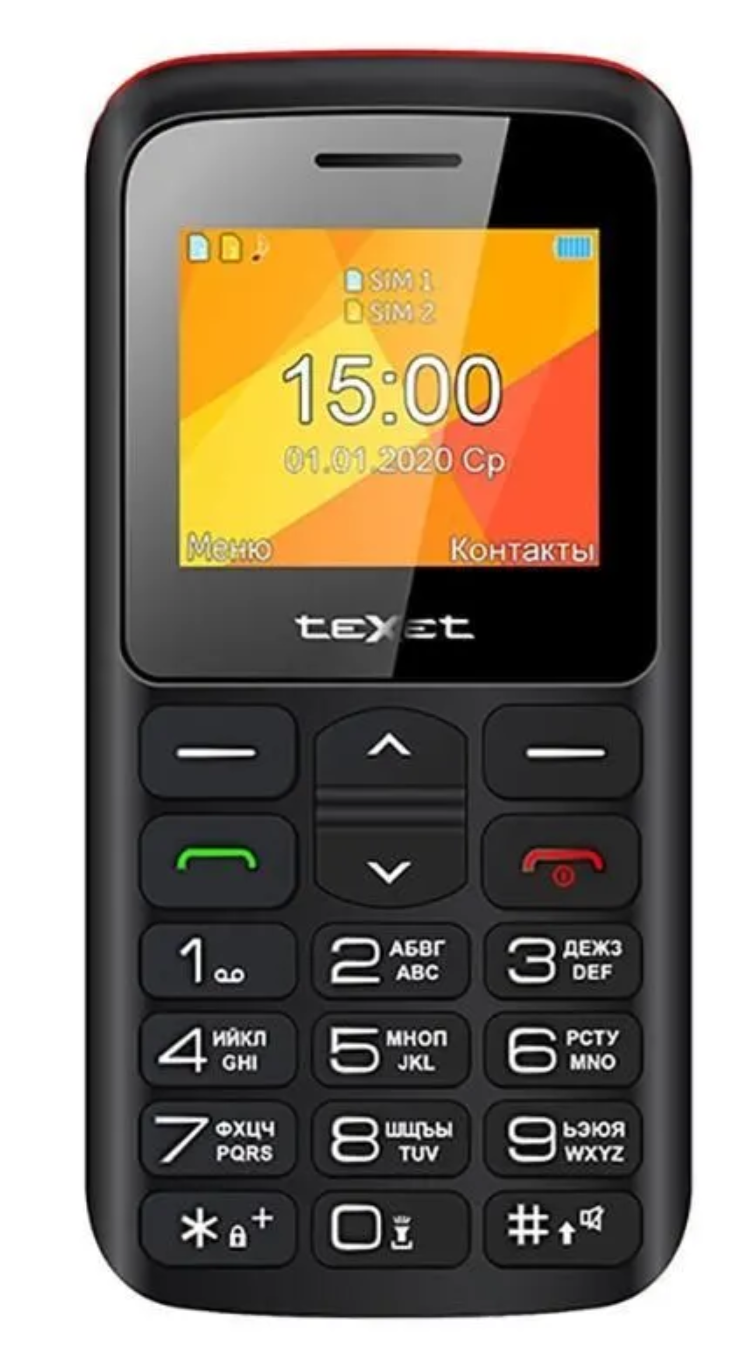 

Мобильный телефон TeXet TM-B323 черный (4650071141131), TM-B323