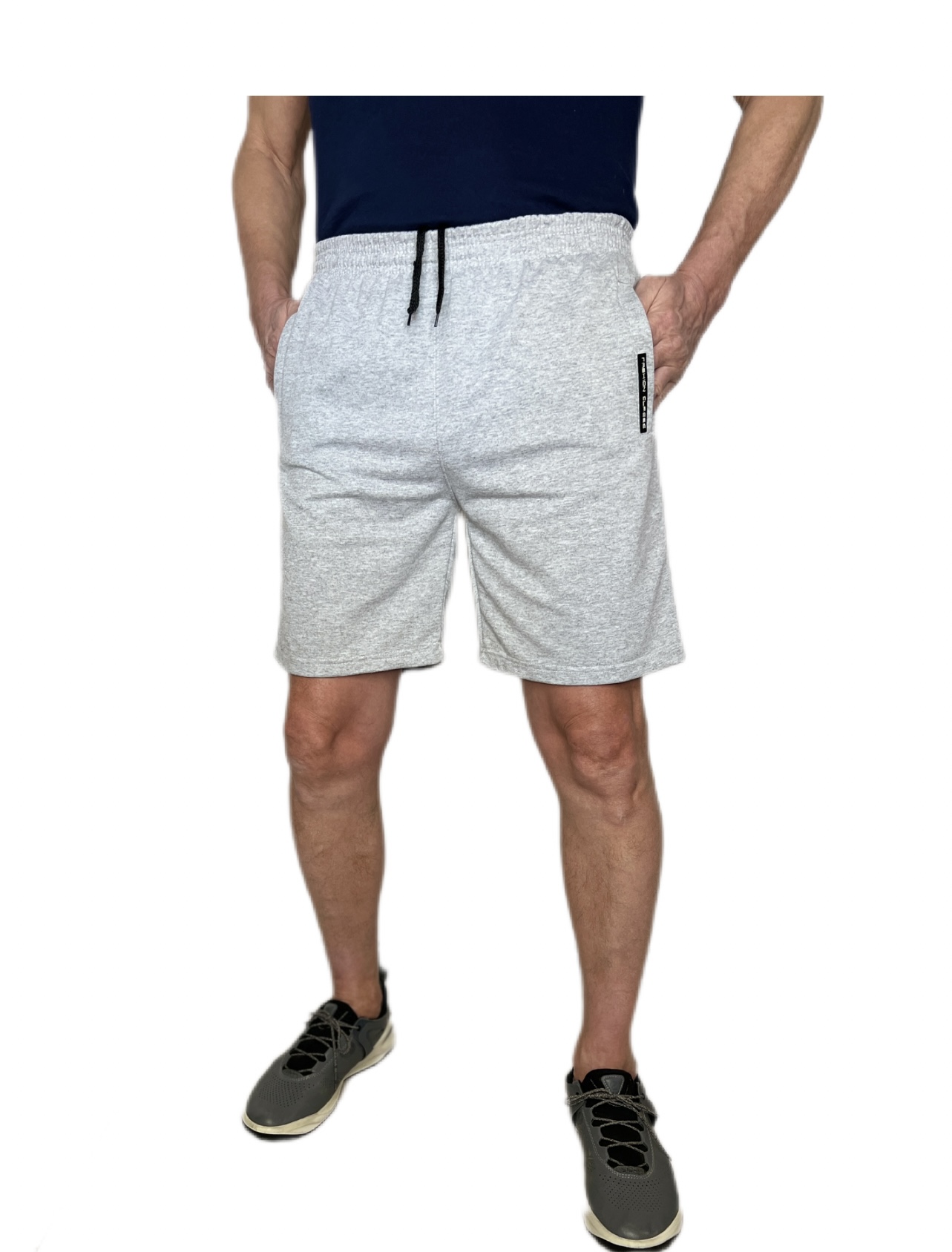 Трикотажные шорты мужские HITTEK классика серые 54 RU